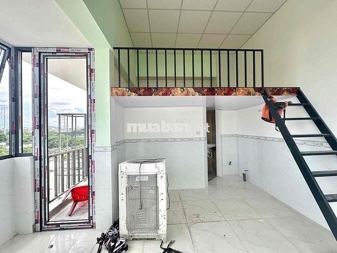 Studio Ban Công DT_45M2 Full Nội Thất Máy Giặt Riêng Gần Đại Học VLU