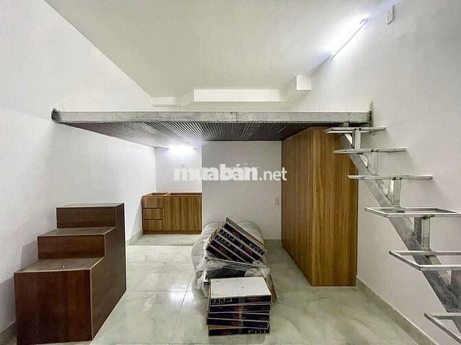 DUPLEX MỚI XÂY NGAY ETOWN CỘNG HÒA CÓ MÁY LẠNH GÁC CAO CHỈ 4TRxxx