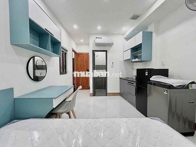 Studio full nội thất cao cấp gần ĐH Văn Lang, Gia Định, CV Gia Định