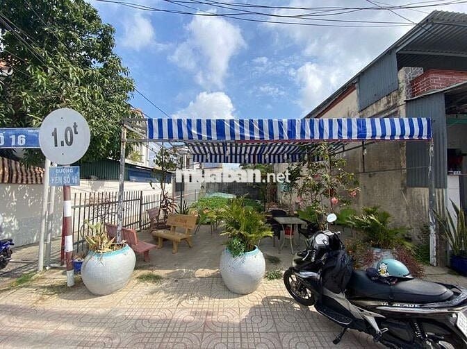Chính chủ bán đất lô góc 2 MT đường Nguyễn Thái Học DT 130m2 Gò Công