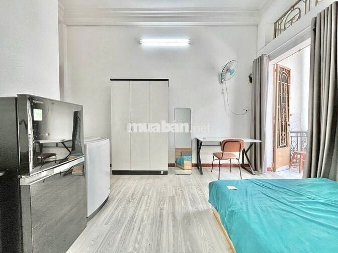 🏡Studio Full Nội Thất🌄Ban Công Rộng🔑Xách Vali Ở Ngay, Bình Thạnh🚞