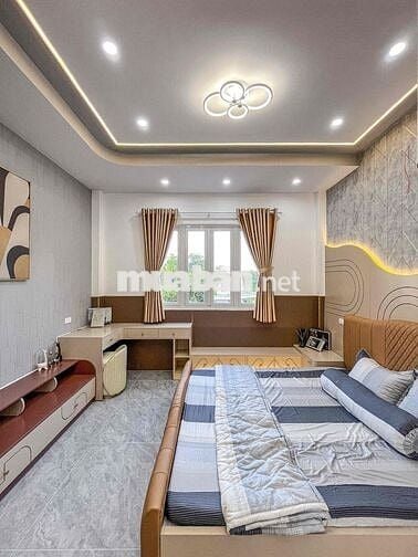 NHÀ LẦU XÂY MỚI RẤT ĐẸP - FULL NỘI THẤT KDC CỬU LONG KẾ BÊN ĐH Y DƯỢC