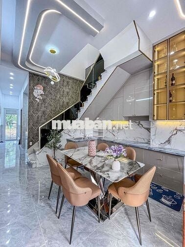 NHÀ LẦU XÂY MỚI RẤT ĐẸP - FULL NỘI THẤT KDC CỬU LONG KẾ BÊN ĐH Y DƯỢC