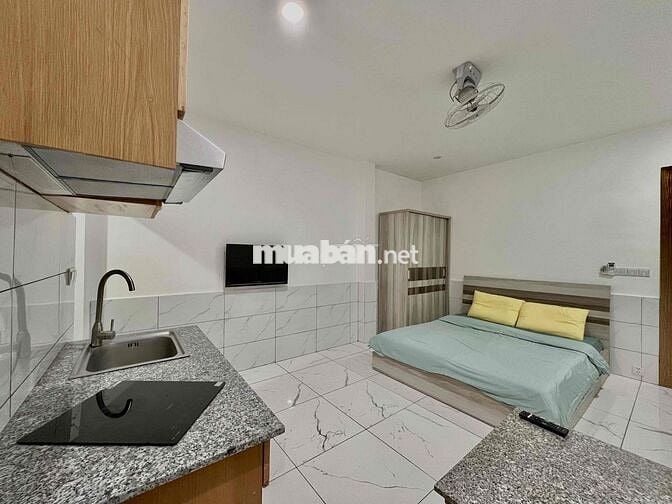 Cho Thuê Studio 27m2 Full NT Cao Cấp Thang Máy Ngay ĐH Hoa Sen ĐH BK