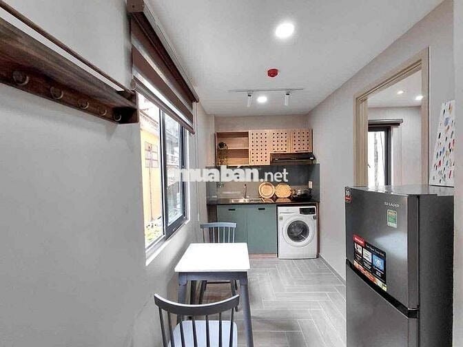 CĂN HỘ MỚI 1PN/STUDIO, MÁY GIẶT RIÊNG, CỬA SỔ, BẾN THÀNH, BÙI VIỆN Q1