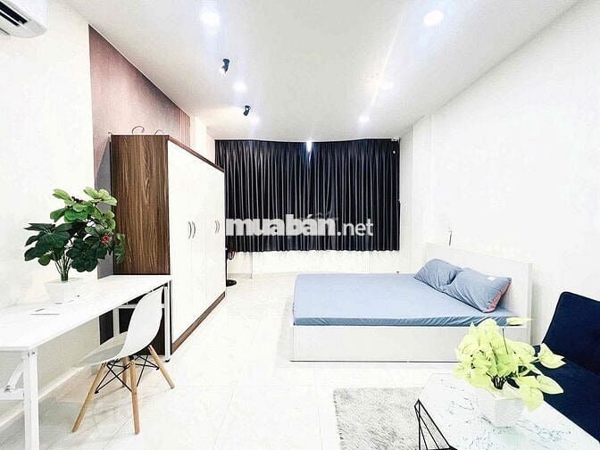 CHDV STUDIO BALCONY/ CỬA SỔ TRỜI FULL NT GẦN CHỢ THỊ NGHÈ QUẬN 1