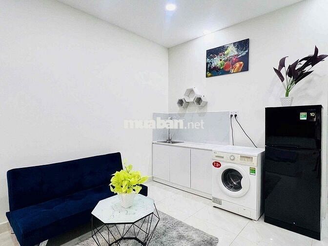 CHDV STUDIO BALCONY/ CỬA SỔ TRỜI FULL NT GẦN CHỢ THỊ NGHÈ QUẬN 1