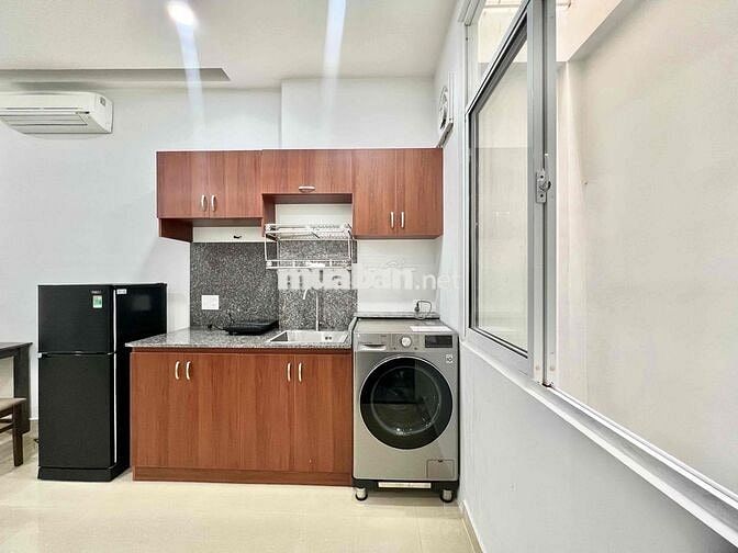 Cho Thuê Studio 30m2 Full NT Balcon Cửa Sổ Máy Giặt Riêng Ngay ĐH BK