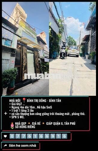 🏡MẶT TIỀN VỪA Ở VỪA KINH DOANH - 4x16m , 5 phòng ngủ , hơn 6tỷ xíu💘💘