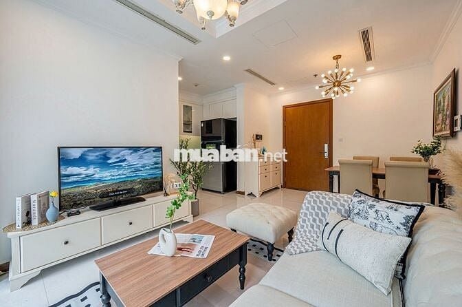 Cho thuê gấp 2PN Vinhomes Central Park, Full nội thất đẹp, view đẹp
