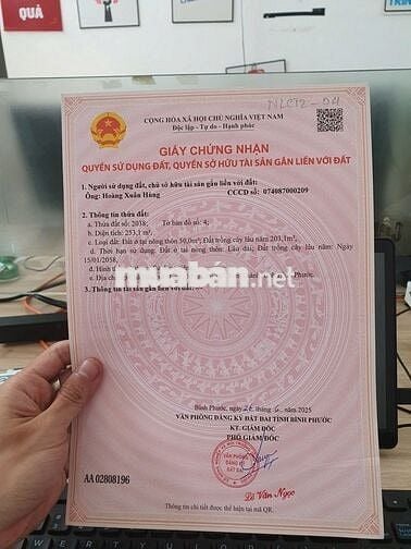 BÁN LÔ ĐẤT MẶT TIỀN NHỰA 32M – SÁT 3 KCN LỚN & SÂN GOLF