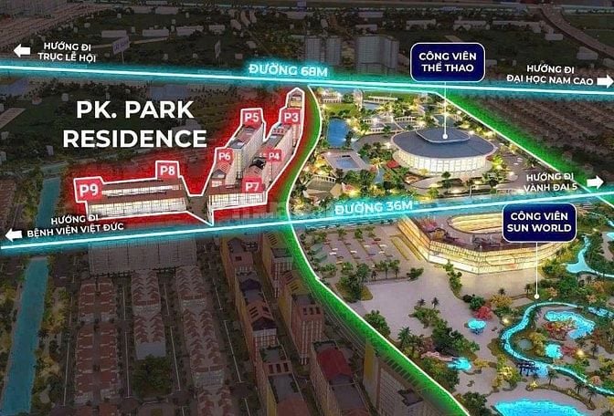 Trực tiếp từ cđt - park residence thuộc sun urban - chỉ từ 400 triệu