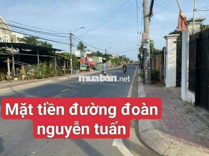 Bán lô đất thổ cư 3 mặt tiền phân lô Hưng Long