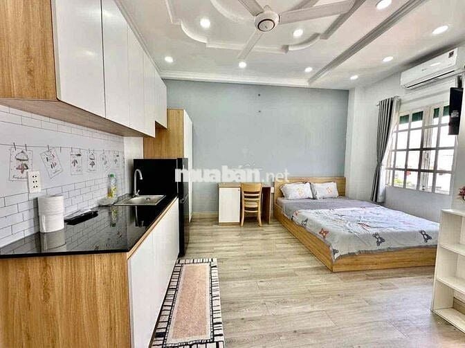 CĂN HỘ STUDIO BAN CÔNG, FULL NỘI THẤT, HOÀNG DIỆU TÔN ĐẢN QUẬN 4