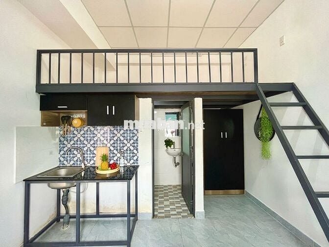 CHO THUÊ CĂN HỘ GÁC LỬNG CỬA SỔ TRỜI FULL NT NGAY CHỢ HẠNH THÔNG TÂY