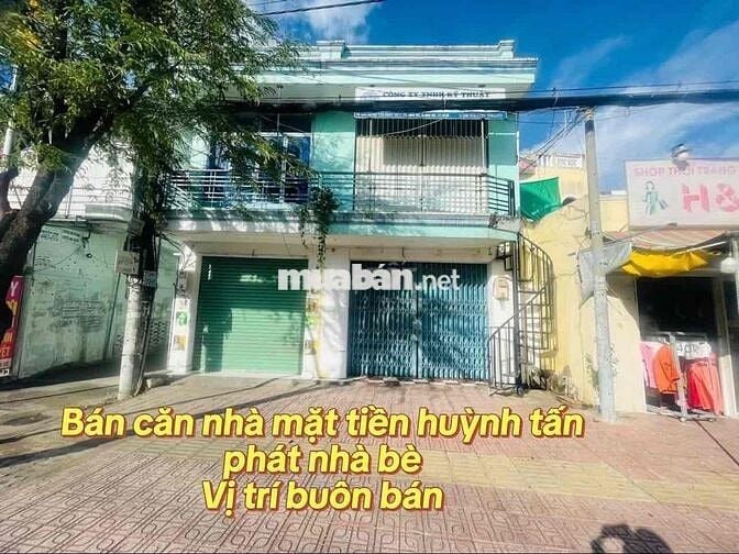 BÁN NHÀ MẶT TIỀN HUỲNH TẤN PHÁT THỊ TRẤN NHÀ BÈ