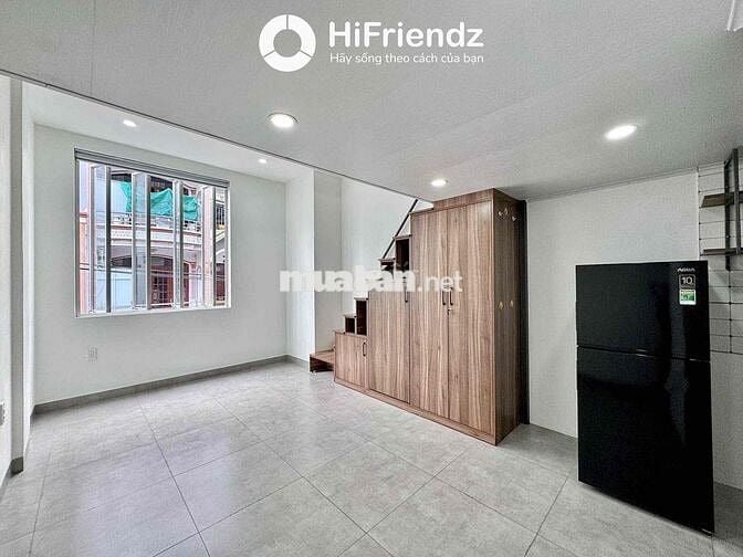 CHO THUÊ CĂN HỘ GÁC LỮNG CAO FULL NỘI THẤT , CÓ THANG MÁY , GẦN DH VH