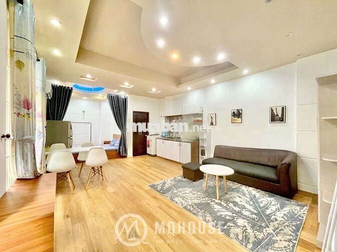 Cho thuê căn hộ 1 phòng ngủ ban công rộng 40m2 ở vòng xoay Lăng Cha Cả