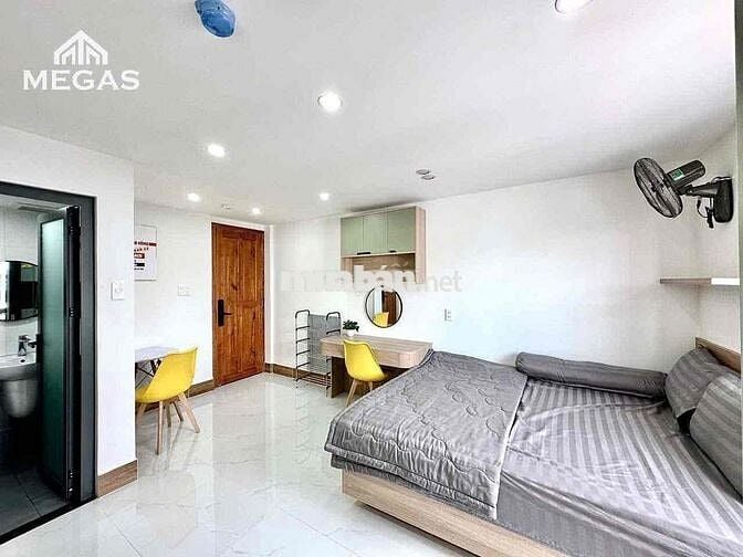 PHÒNG MỚI RA FULL NỘI THẤT NGAY DƯƠNG QUẢNG HÀM NGAY ĐH VLUCS3 - IUH