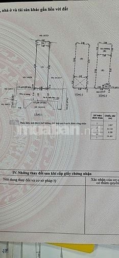 Bán nhà H3m số 341/4/18 Bến Phú Lâm, P9, Q6. DT: 4m x 14m, 3 tầng, ST