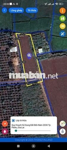 Hot – Bán 1000m2 - 285 Tr tại Chi Lăng -Pleiku cách QL19 400M