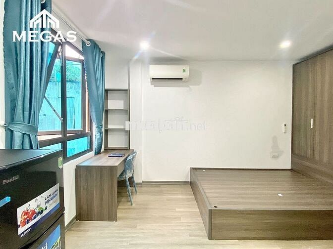 CHO THUÊ STUDIO CỬA SỔ LỚN FULL NỘI THẤT NGAY DƯƠNG QUẢNG HÀM QUAN HOA