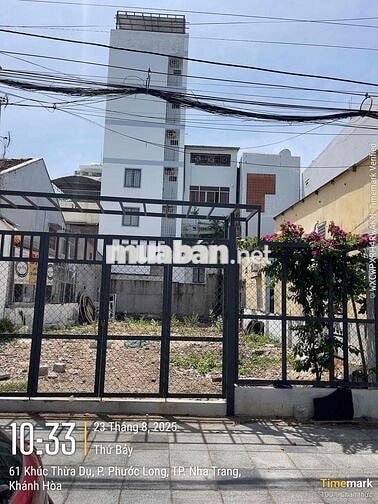 Đất Mặt Tiền Khúc Thừa Dụ Phước Long Nha Trang Khánh Hoà