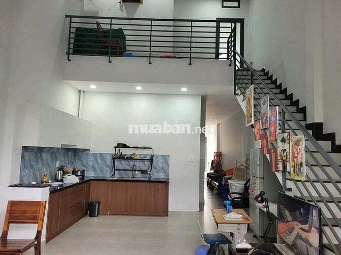 NHÀ TRỆT LỬNG 100M2 -HOÀN CÔNG GIÁ 2TY5 HẺM XH LONG HẬU