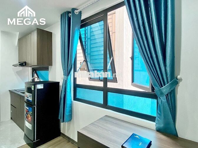 CHO THUÊ STUDIO CỬA SỔ LỚN FULL NỘI THẤT NGAY DƯƠNG QUẢNG HÀM QUAN HOA