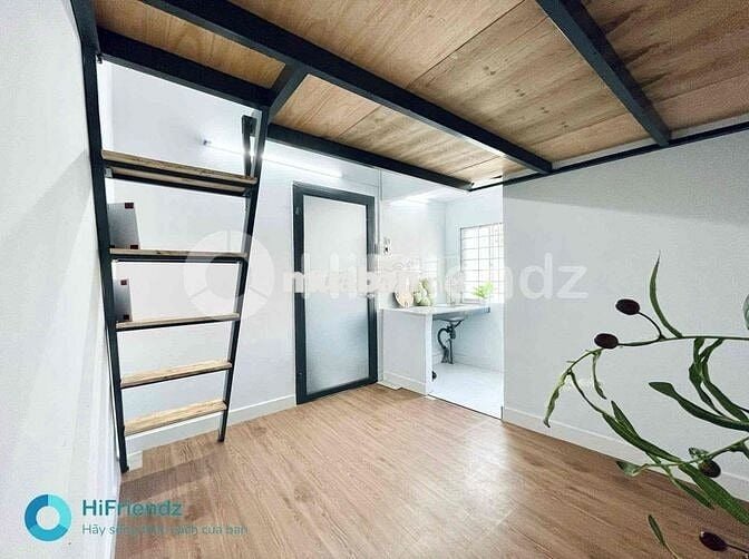 Cho Thuê Căn Hộ Có Gác Lửng Sẵn Máy Lạnh - Cách ĐH Văn Hiến 5P Đi Xe