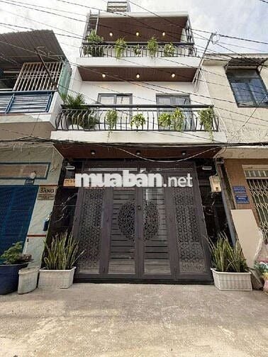 NHÀ MỚI ĐẸP 3 LẦU.HẺM RỘNG 4,1 ×6  ĐƯỜNG QUANG TRUNG. P10. QUẬN GÒ VẤP
