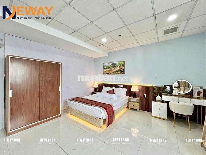Căn hộ Studio Cao cấp - Full NỘI THẤT - Ngay Ngã Tư 4 Xã