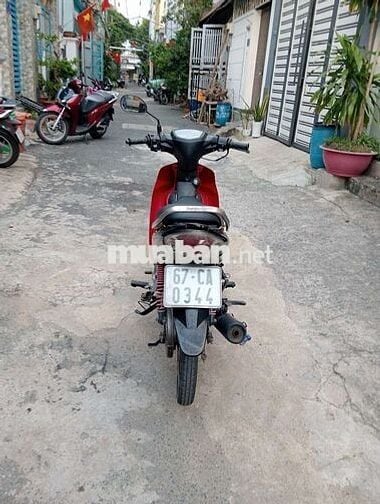 Bán xe sirius 50, màu Đen đỏ