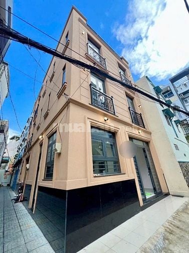 Góc Hẻm Nhiêu Tứ,khu Phan Xích Long,Ngang 6,3m,4Tầng,4PN,Cho Thuê Tốt