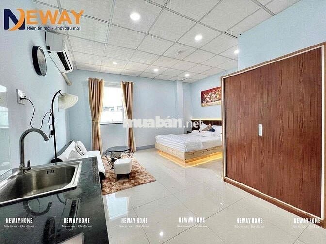Căn hộ Studio Cao cấp - Full NỘI THẤT - Ngay Ngã Tư 4 Xã