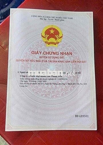 🔥 BÁN ĐẤT GIÁ RẺ – TRUNG TÂM PHƯỜNG 3, TÂN AN 🔥