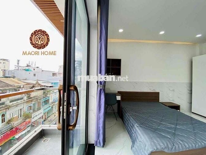 1PN rộng 45m2 bếp tách có máy giặt riêng ban công đii bộ tới Y dược