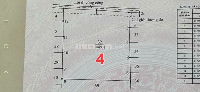 1,575m2 thổ, 3MT, đường Cộng Đồng Lộc Trung, Mỹ Lộ, Cần giuộc, LA
