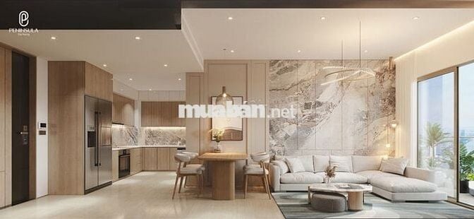 "NÓNG HỔI" CHỈ ĐÚNG 1 CĂN 1PN 45,3M2 PENINSULA DA NANG VIEW SÔNG HÀN