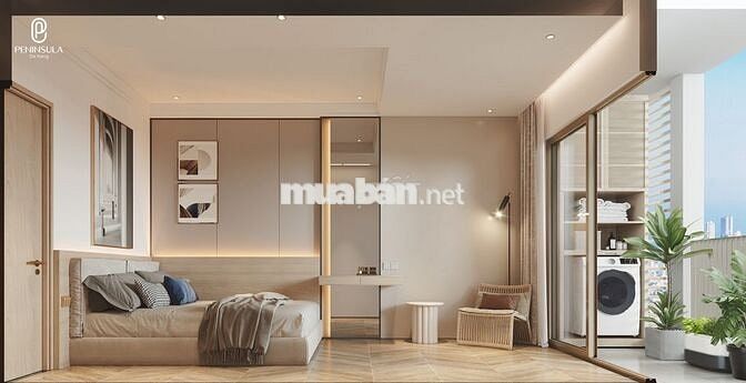 "NÓNG HỔI" CHỈ ĐÚNG 1 CĂN 1PN 45,3M2 PENINSULA DA NANG VIEW SÔNG HÀN