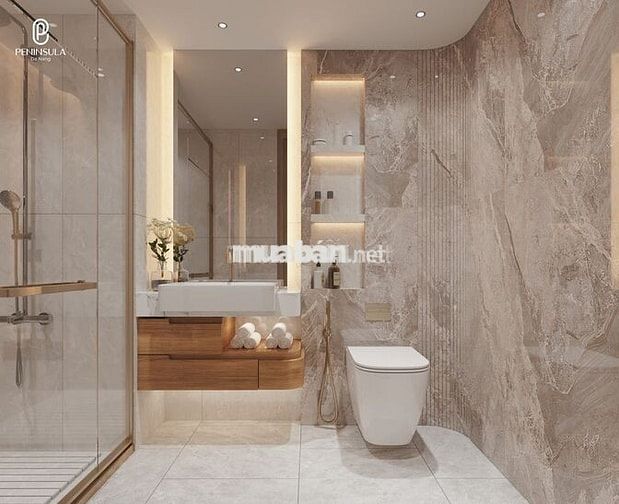 "NÓNG HỔI" CHỈ ĐÚNG 1 CĂN 1PN 45,3M2 PENINSULA DA NANG VIEW SÔNG HÀN