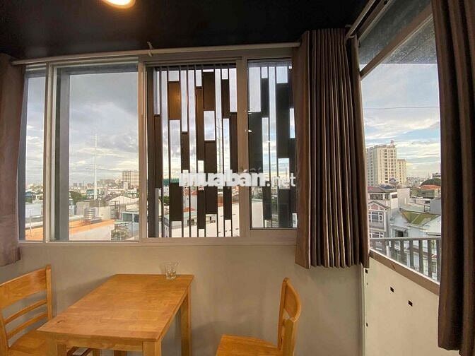 cho thuê căn studio ban công ngay thích bửu đăng gò vấp 35m2 full nt