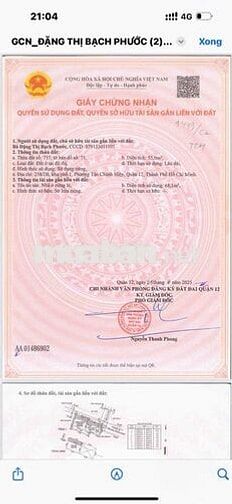 BÁN NHÀ SHR TÂN CHÁNH HIỆP QUẬN 12 GIÁ CHỈ 3TỶ