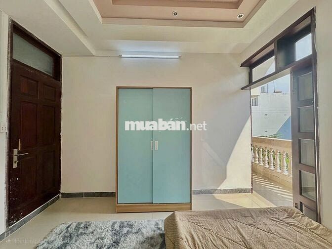 Studio full nội thất bancol gần VLU, IUH