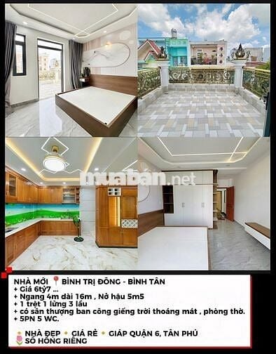 🏡Mặt tiền , mua ở , kinh doanh đa ngành , 4x16m , 5PN hơn 6tỷ xíu ạ