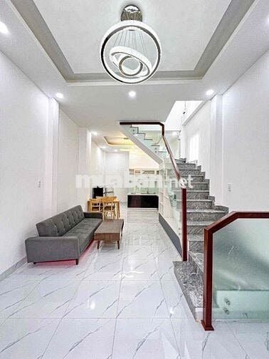 CHO THUÊ NHÀ TRỆT LẦU MỚI ĐẸP HẺM 27 TRẦN BÌNH TRỌNG 2PN