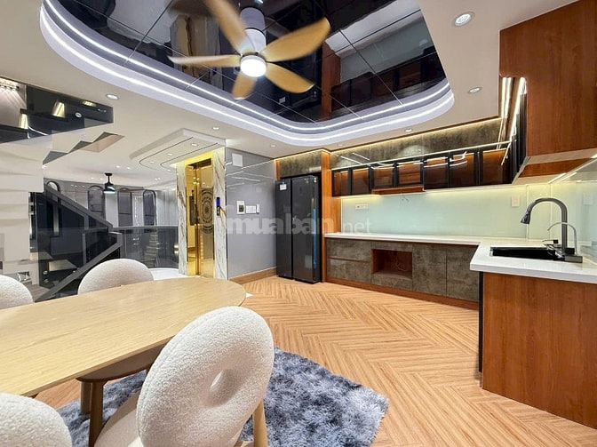 Siêu phẩm 5 Lầu THANG MÁY DT:6x13m góc 2 mặt hẻm xe hơi Phạm V Chiêu