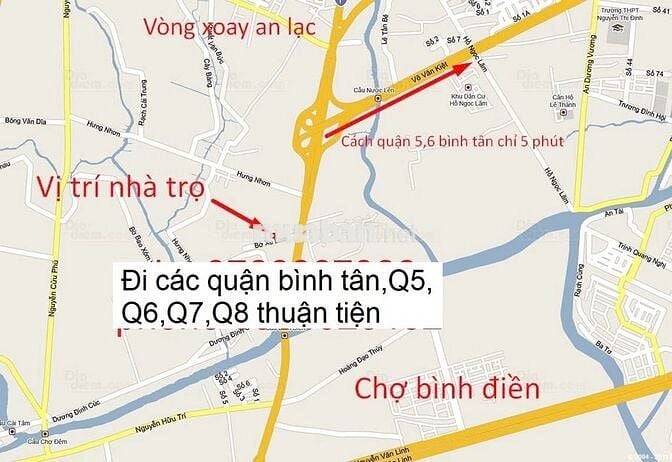 Phò trọ 24m2 Gần vòng xoay an lạc, chợ bình điền, cuối võ văn kiệt