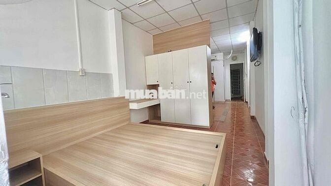 Cho Thuê Studio Bancol Lớn_Bếp Xa_Hẻm Ô Tô Ngay Tô Hiến Thành Q10