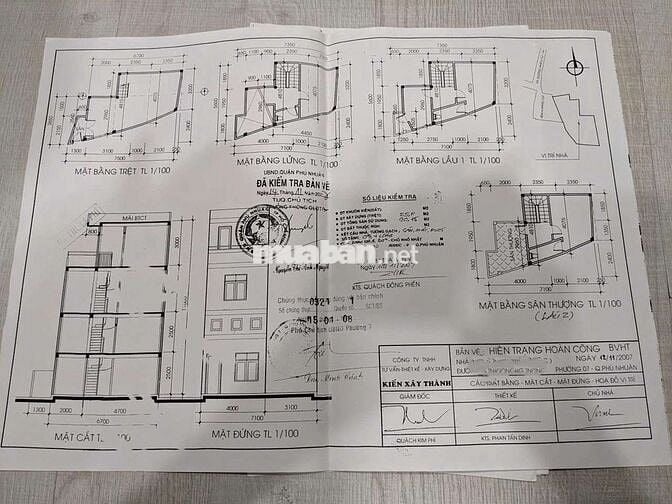 NHÀ 4 TẤM - PHAN XÍCH LONG - 4ĐỒNG HƠN-3PN 4WC-SHR KHÔNG QH,LG